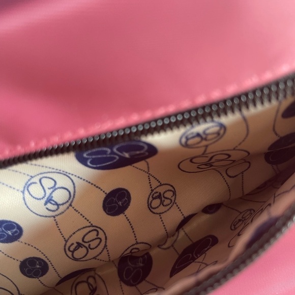 Samantha Brown Nylon Carry On Bag Black Croc Embossed Leather Handles tr… - Picture 6 of 11